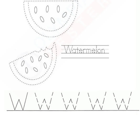 Letter worksheet for preschool
