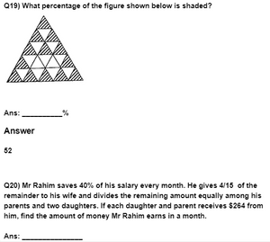 Class 6 Maths - Percentage - Set 02