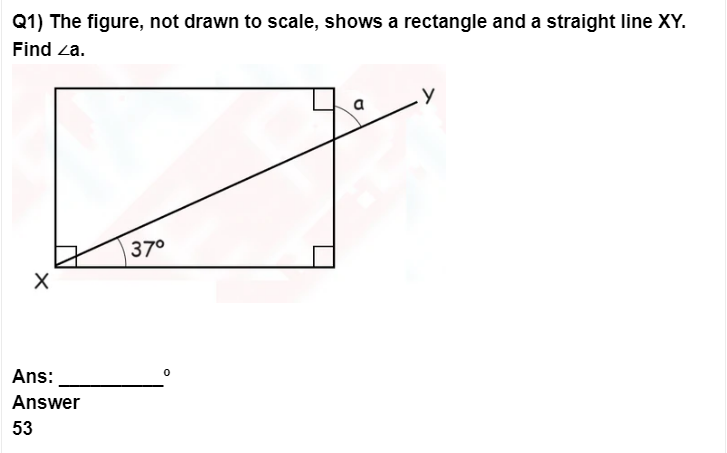 Class 5 Maths - Measurement of Angles - Test 03