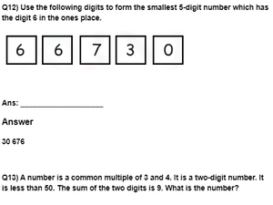 Class 4 Maths - Number system - Set 02