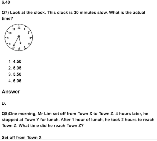 Time Worksheets Grade 2