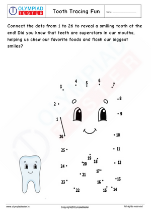 Tooth Tracing Fun: Connect the Dots!