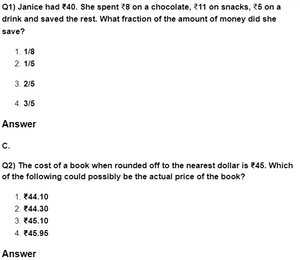 MCQ Questions for ICSE Class 4 Math Money