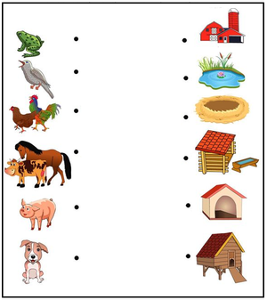 Free printable science worksheets for Preschool - Animals 15