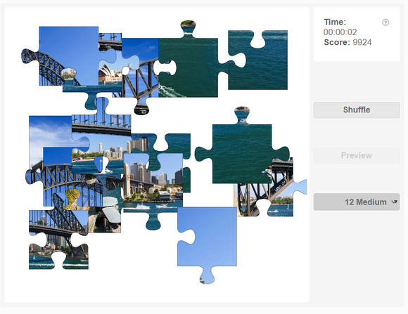 Online jigsaw puzzle - Sydney bridge