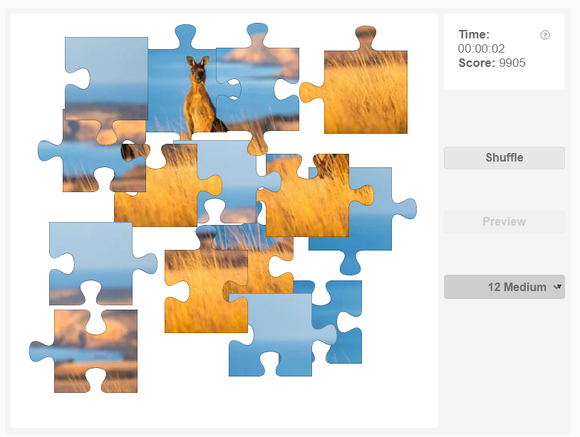 Online jigsaw Puzzle - Kangaroo island
