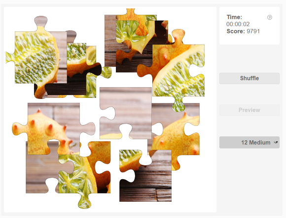 Online jigsaw puzzles - Fruits - Kiwano
