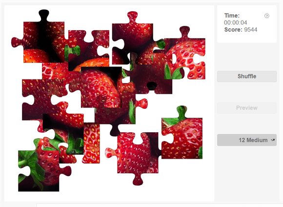 Online jigsaw puzzles - Plants - Strawberries