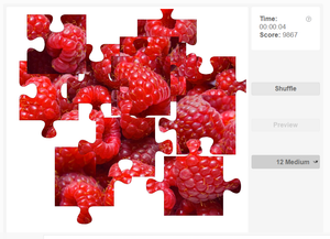 Puzzle - Raspberries