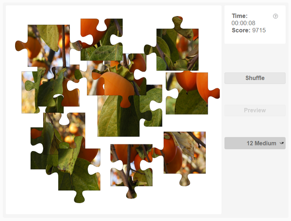 Online jigsaw puzzle - Persimmon