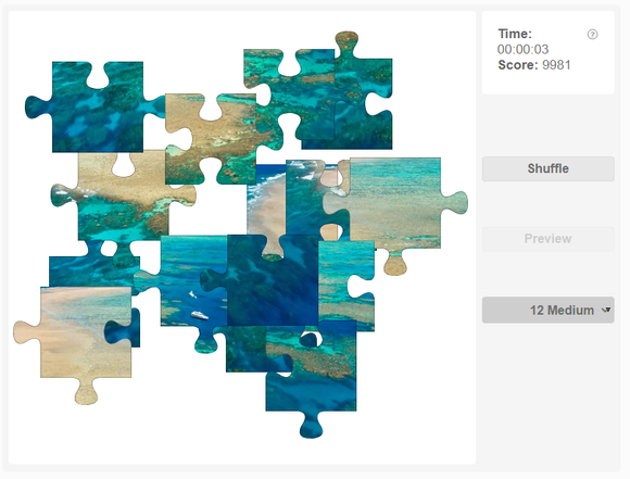 Online jigsaw puzzle - Great barrier reef