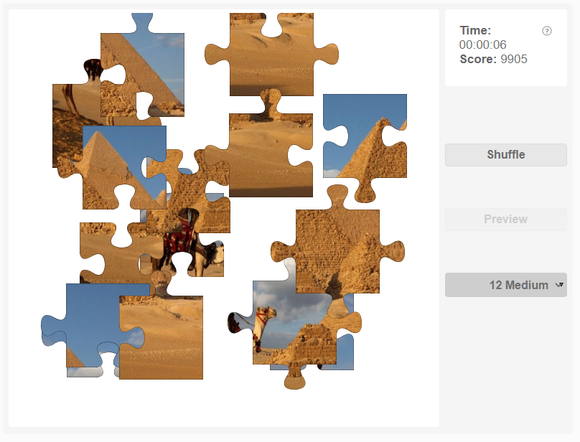 Online jigsaw puzzle - The great pyramid of giza