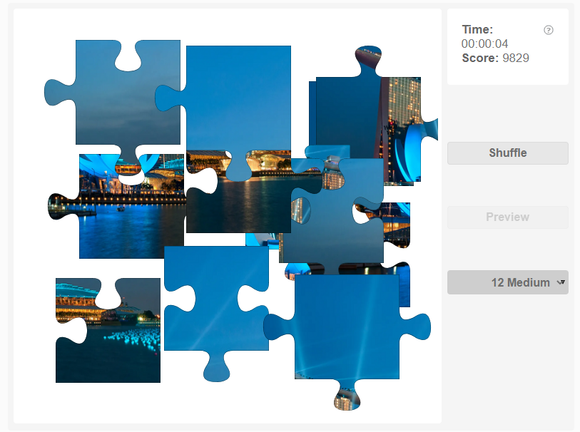 Online jigsaw Puzzle - Marina Bay Sands Hotel, Singapore