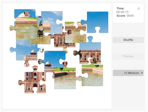 Puzzle - Humayun's tomb