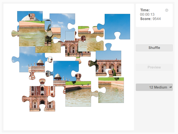 Online jigsaw puzzle - Humayun's tomb