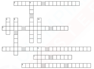Science crossword on Earth & Universe - Puzzle #3