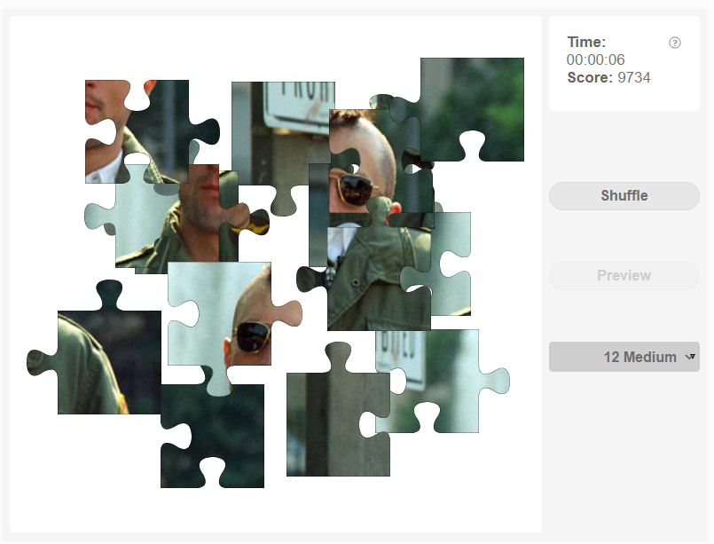 Robert De Niro - Guess the movie - Online jigsaw puzzles