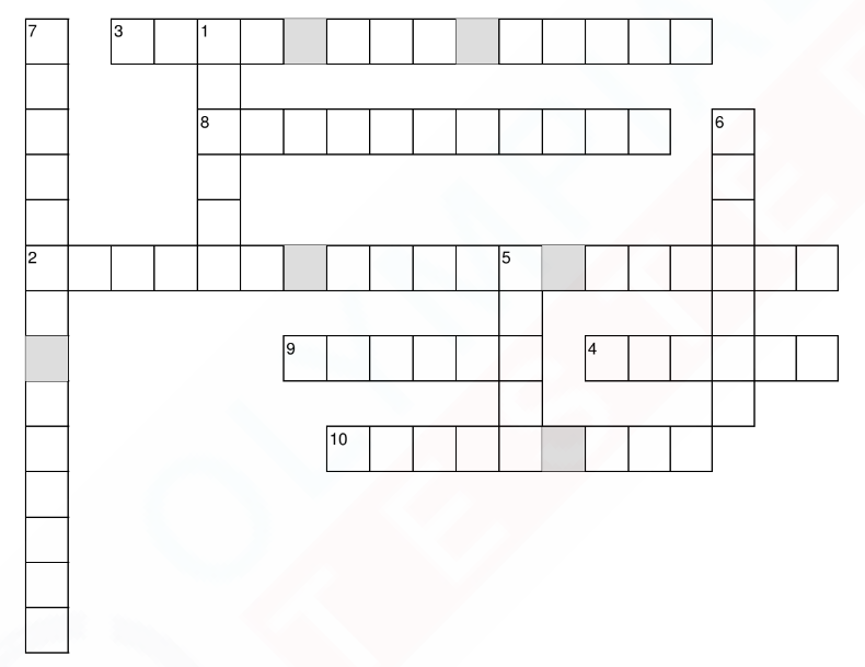 Science crossword on Earth & Universe - Puzzle #4