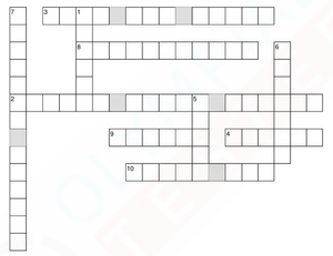 Science crossword on Earth & Universe - Puzzle #4