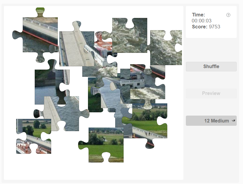 Puzzle - Magdeburg Water Bridge | Olympiad tester