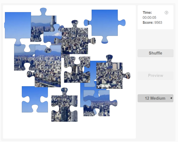Online jigsaw puzzle - Tokyo skytree