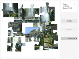 Puzzle - Fontana di Tivoli fountain