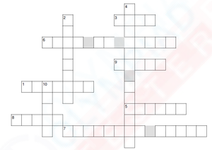 Science Crossword - Work, Force and energy - Puzzle #5
