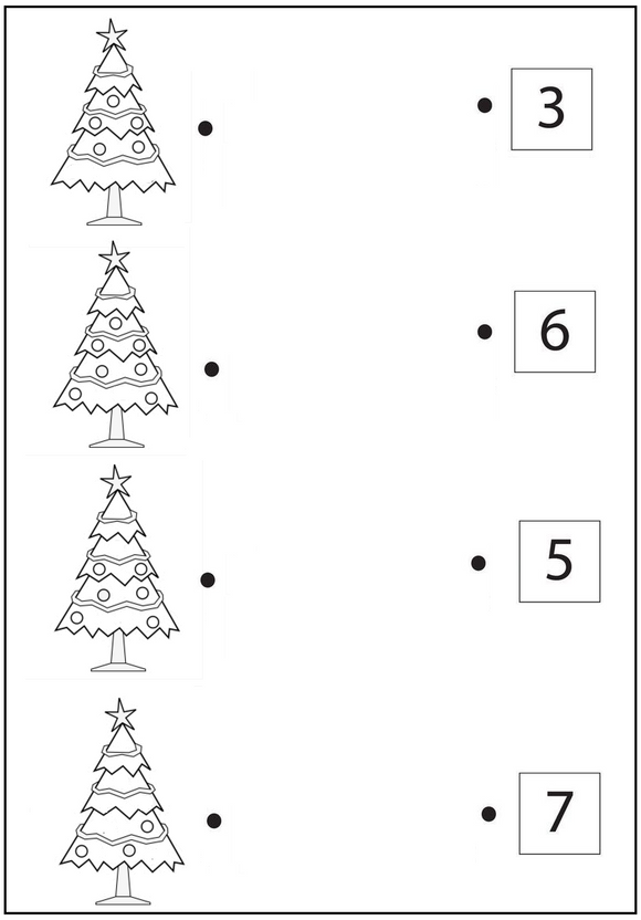 Download this free kindergarten Christmas worksheet in PDF format.