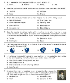 GK Olympiad Class 6 - Sample question paper 07