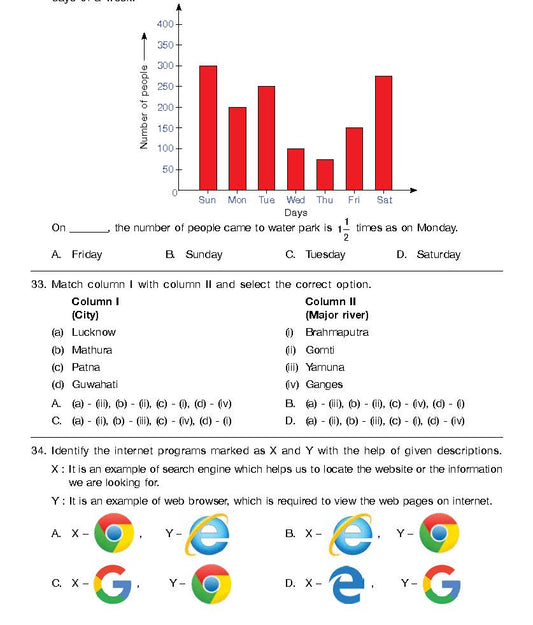 GK Olympiad for Class 7 - Sample question paper 06