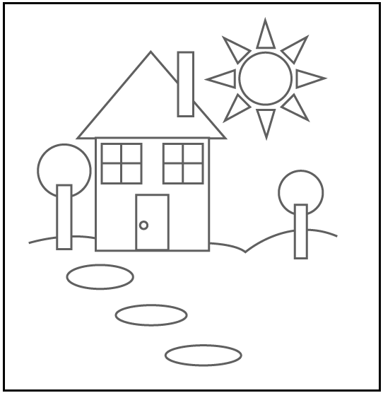 Download and print free kindergarten math worksheets on shapes.