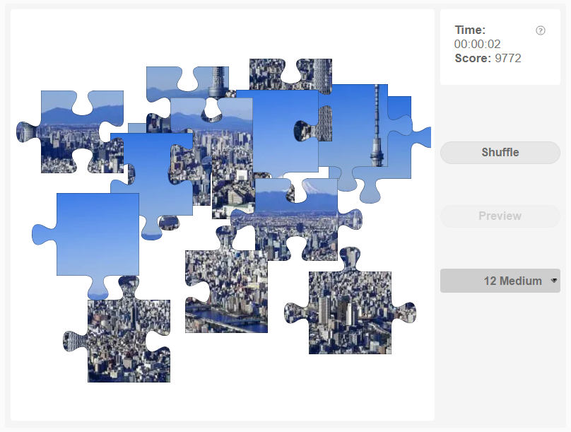 Notre dame church Online jigsaw puzzle Olympiad tester