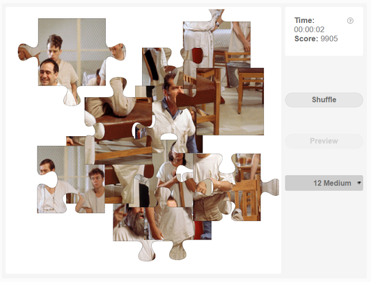 Jack Nicholson movies - Jigsaw puzzles and quiz