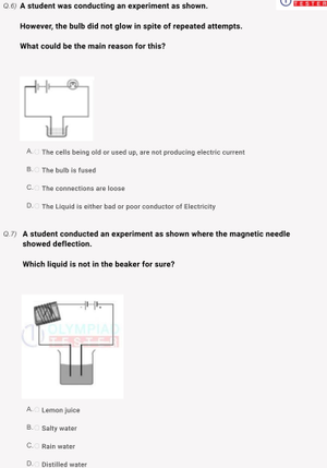 Class 8 - Chemical effects of electric current - Worksheet