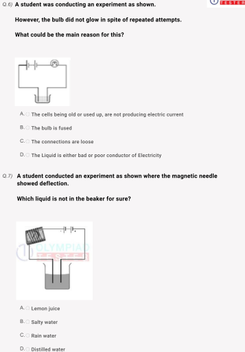 Class 8 Science HOTS - Chemical effects of electric current 01