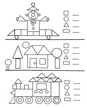 Count and Color Shapes