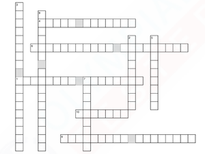 5 Science crossword puzzles for grade 6 - Motion