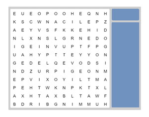 Word search puzzle - Find 10 birds