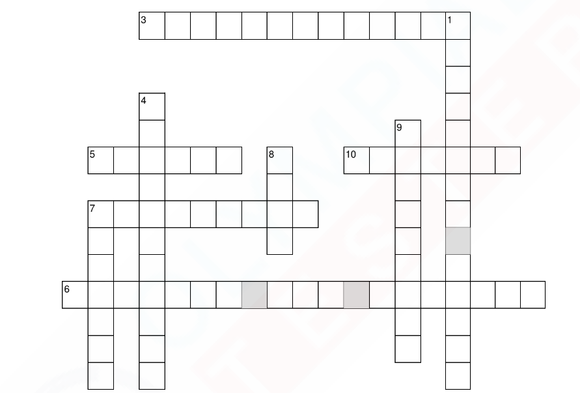 Grade 5 Science crossword puzzles PDF - Animals