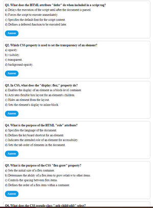 Cyber Olympiad Class 10 - Sample question paper 06