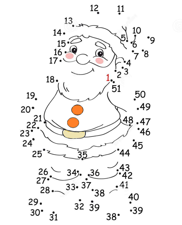 This is a free Kindergarten worksheet on joining the numbers.