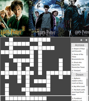 Enchanting Harry Potter Characters Crossword