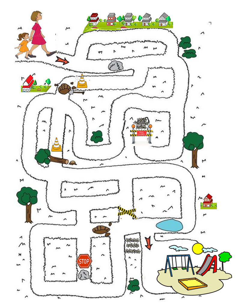 Free Easy Maze Printable | Olympiad tester for Free Printable Easy Mazes For Preschoolers