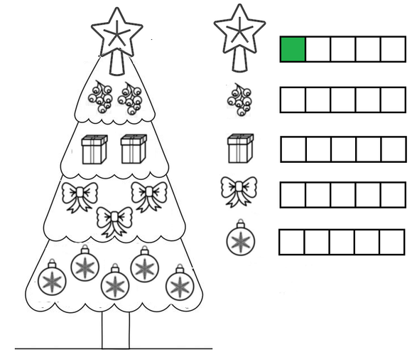 Download this free kindergarten christmas worksheet in PDF format.
