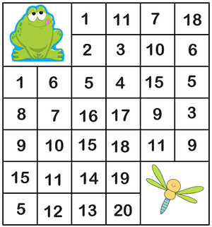 Hungry Frog Number Maze