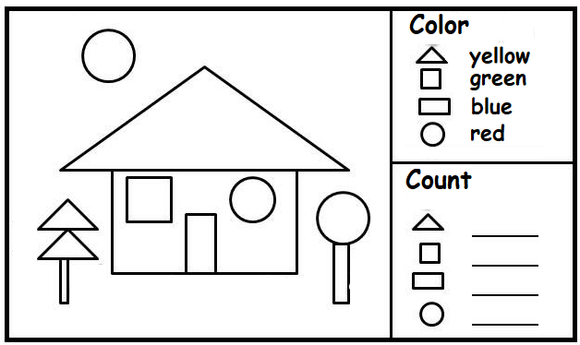 Download and print our kindergarten math worksheets for teaching geometry to kindergarteners.