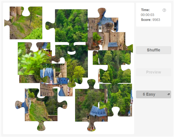 Online jigsaw puzzle - famous castle in Germany