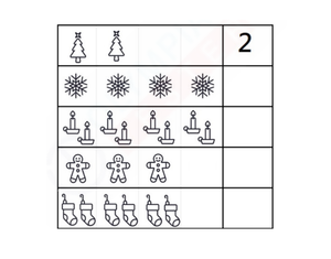 Free Kindergarten Worksheets - Christmas 21