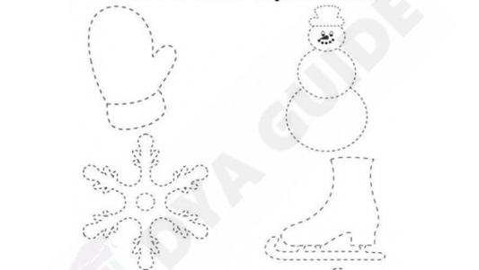 LKG Free printable practice worksheet - 29 30LKG Free printable practice worksheet - 29 30