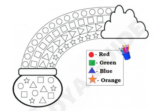 LKG free printable practice worksheet - 39